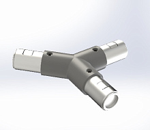 L-соединитель 135 градусов D40