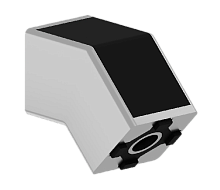 Угловой соединитель 30х30, 45 градусов, 30 серия (серебро)