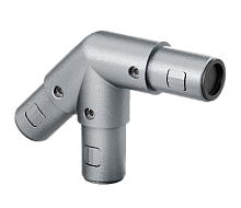 L-соединитель 45 градусов левый D40