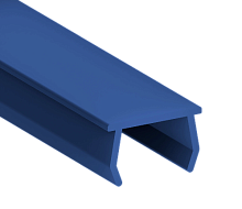 Заглушка пазовая паз 8, синяя (2,0 м)