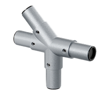 T-соединитель 45 градусов левый D40