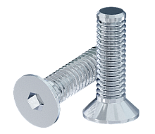 Винт с потайной головкой и шестигранным углублением DIN7991 M10х35 (полная резьба)