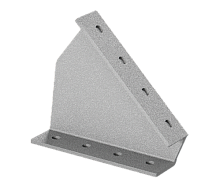 Угловой соединитель 40х160, 45 градусов, 40 серия